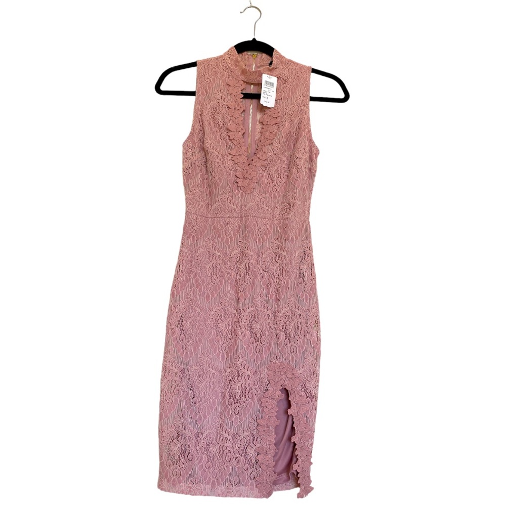 Windsor Mauve Lace Dress Size Small Lace Classy Chic Formal